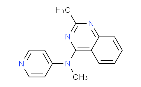 CAS No. 827031-74-3, N,2-Dimethyl-N-(pyridin-4-yl)quinazolin-4-amine