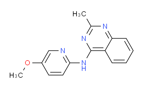 CAS No. 827031-75-4, N-(5-Methoxypyridin-2-yl)-2-methylquinazolin-4-amine