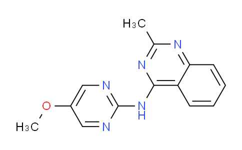 CAS No. 827031-80-1, N-(5-Methoxypyrimidin-2-yl)-2-methylquinazolin-4-amine