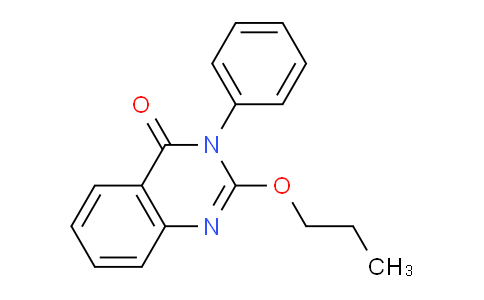 CAS No. 828273-68-3, 3-Phenyl-2-propoxyquinazolin-4(3H)-one