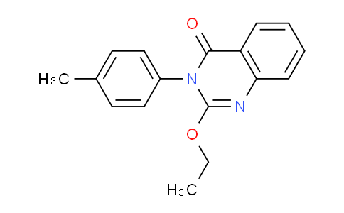 CAS No. 828273-80-9, 2-Ethoxy-3-(p-tolyl)quinazolin-4(3H)-one