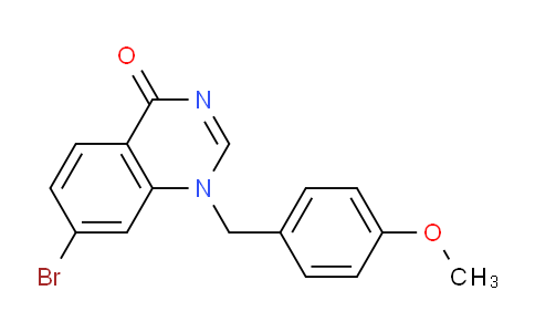 CAS No. 832114-32-6, 7-Bromo-1-(4-methoxybenzyl)quinazolin-4(1H)-one