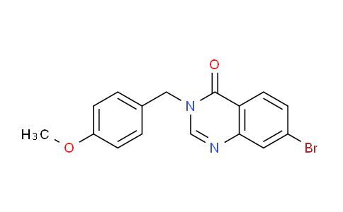 CAS No. 832114-36-0, 7-Bromo-3-(4-methoxybenzyl)quinazolin-4(3H)-one