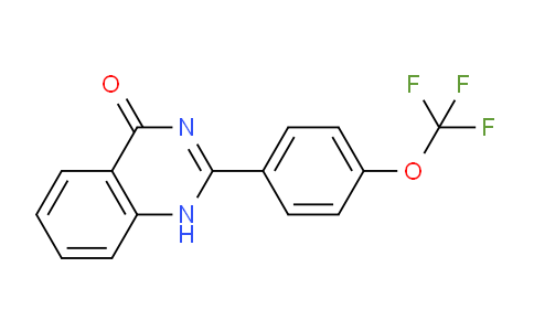 CAS No. 83800-84-4, 2-(4-(Trifluoromethoxy)phenyl)quinazolin-4(1H)-one