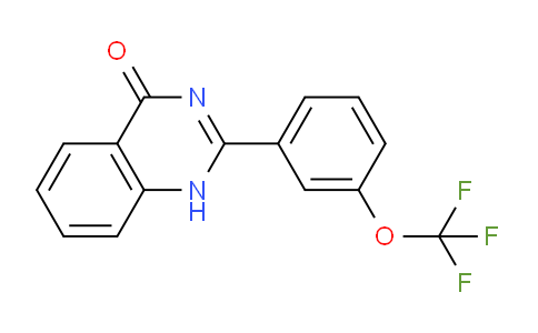 CAS No. 83800-85-5, 2-(3-(Trifluoromethoxy)phenyl)quinazolin-4(1H)-one
