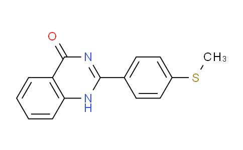 CAS No. 83800-86-6, 2-(4-(Methylthio)phenyl)quinazolin-4(1H)-one