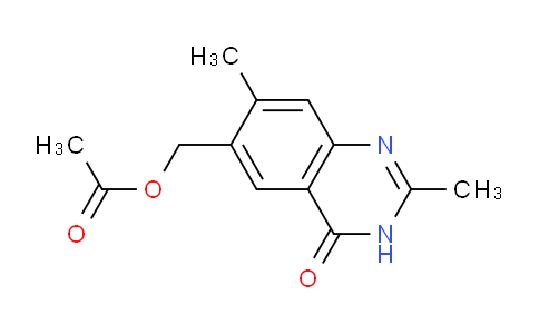 CAS No. 838858-86-9, (2,7-Dimethyl-4-oxo-3,4-dihydroquinazolin-6-yl)methyl acetate