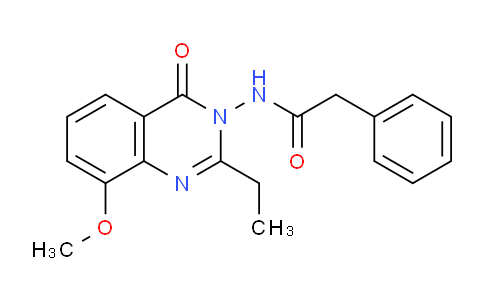 CAS No. 848027-01-0, N-(2-Ethyl-8-methoxy-4-oxoquinazolin-3(4H)-yl)-2-phenylacetamide