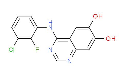 CAS No. 848440-15-3, 4-((3-Chloro-2-fluorophenyl)amino)quinazoline-6,7-diol