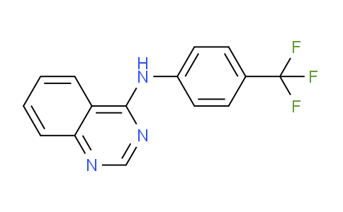 CAS No. 849589-40-8, N-(4-(Trifluoromethyl)phenyl)quinazolin-4-amine