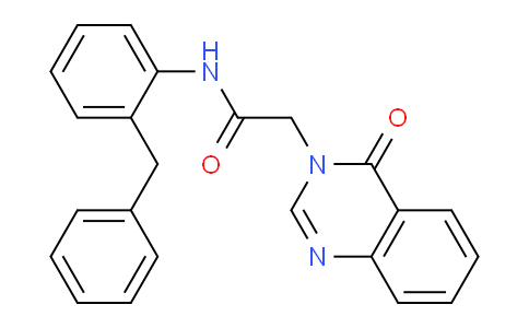 CAS No. 853318-99-7, N-(2-Benzylphenyl)-2-(4-oxoquinazolin-3(4H)-yl)acetamide