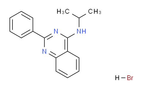 CAS No. 853344-28-2, N-Isopropyl-2-phenylquinazolin-4-amine hydrobromide