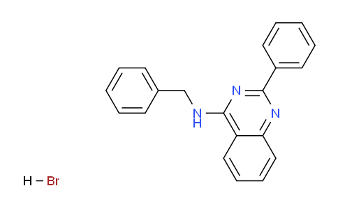 CAS No. 853344-30-6, N-Benzyl-2-phenylquinazolin-4-amine hydrobromide