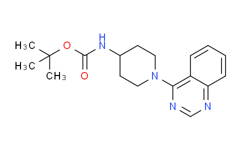 CAS No. 853680-03-2, tert-Butyl (1-(quinazolin-4-yl)piperidin-4-yl)carbamate