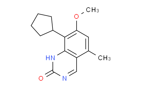 CAS No. 863506-16-5, 8-Cyclopentyl-7-methoxy-5-methylquinazolin-2(1H)-one