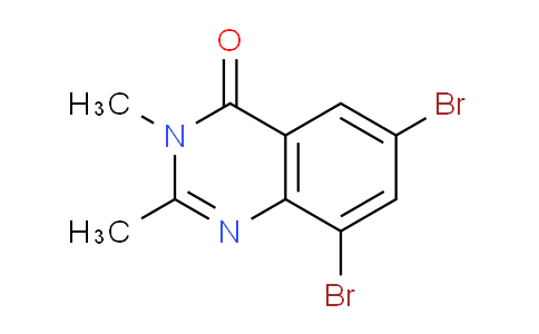 CAS No. 86993-61-5, 6,8-Dibromo-2,3-dimethylquinazolin-4(3H)-one