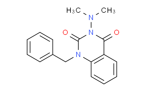CAS No. 87296-61-5, 1-Benzyl-3-(dimethylamino)quinazoline-2,4(1H,3H)-dione