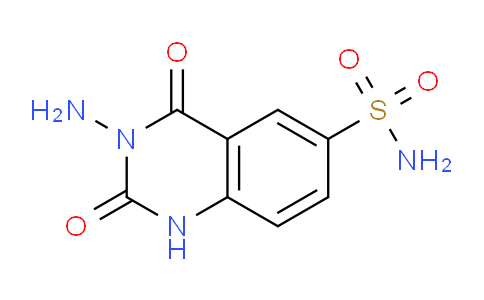CAS No. 87296-77-3, 3-Amino-2,4-dioxo-1,2,3,4-tetrahydroquinazoline-6-sulfonamide