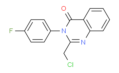 CAS No. 873208-55-0, 2-(Chloromethyl)-3-(4-fluorophenyl)quinazolin-4(3H)-one