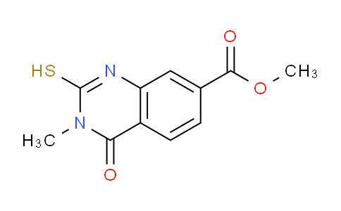 CAS No. 874607-16-6, Methyl 2-mercapto-3-methyl-4-oxo-3,4-dihydroquinazoline-7-carboxylate