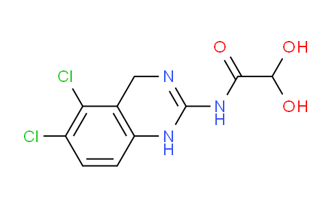 CAS No. 875467-30-4, N-(5,6-Dichloro-1,4-dihydroquinazolin-2-yl)-2,2-dihydroxyacetamide