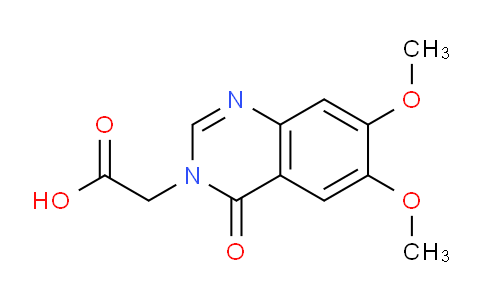 CAS No. 877140-09-5, 2-(6,7-Dimethoxy-4-oxoquinazolin-3(4H)-yl)acetic acid