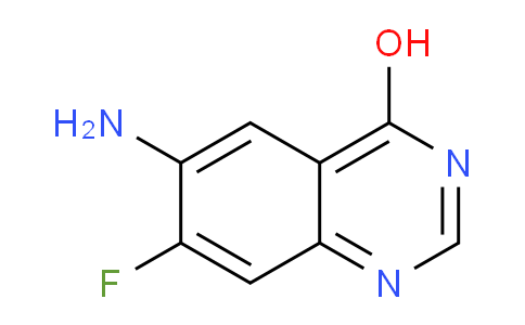 CAS No. 877825-72-4, 6-Amino-7-fluoroquinazolin-4-ol
