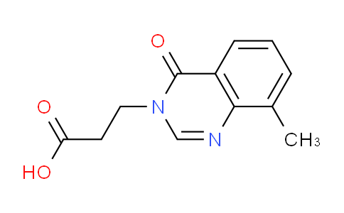 CAS No. 877977-21-4, 3-(8-Methyl-4-oxoquinazolin-3(4H)-yl)propanoic acid