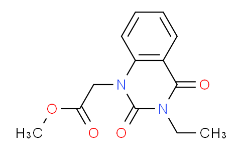 CAS No. 882070-64-6, Methyl 2-(3-ethyl-2,4-dioxo-3,4-dihydroquinazolin-1(2H)-yl)acetate