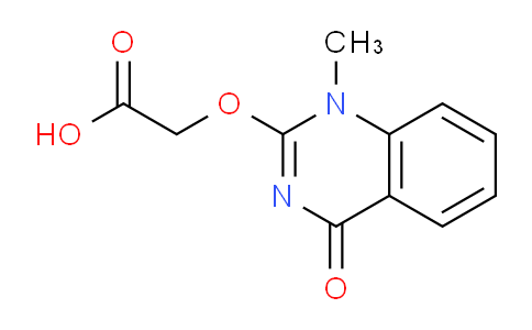 CAS No. 88267-83-8, 2-((1-Methyl-4-oxo-1,4-dihydroquinazolin-2-yl)oxy)acetic acid