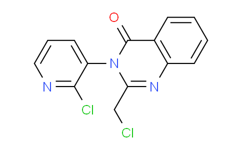 CAS No. 88369-53-3, 2-(Chloromethyl)-3-(2-chloropyridin-3-yl)quinazolin-4(3H)-one