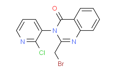CAS No. 88369-54-4, 2-(Bromomethyl)-3-(2-chloropyridin-3-yl)quinazolin-4(3H)-one