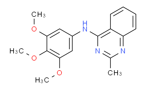 CAS No. 883732-61-4, 2-Methyl-N-(3,4,5-trimethoxyphenyl)quinazolin-4-amine