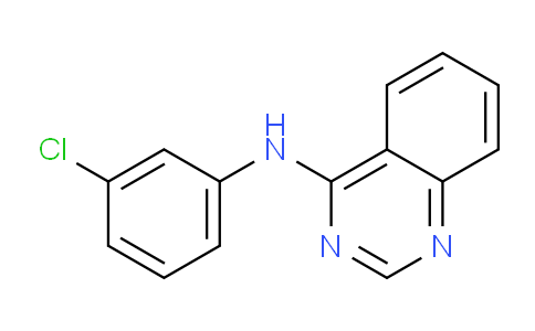 CAS No. 88404-44-8, N-(3-Chlorophenyl)quinazolin-4-amine