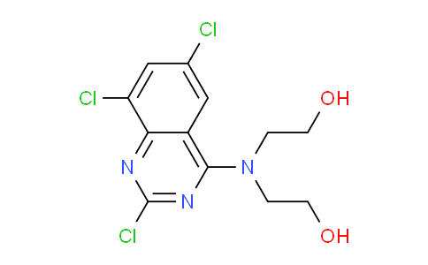 CAS No. 88404-47-1, 2,2'-((2,6,8-Trichloroquinazolin-4-yl)azanediyl)diethanol