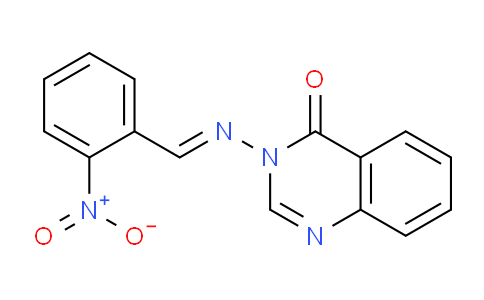 CAS No. 88404-50-6, 3-((2-Nitrobenzylidene)amino)quinazolin-4(3H)-one