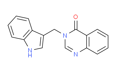 CAS No. 88514-37-8, 3-((1H-Indol-3-yl)methyl)quinazolin-4(3H)-one