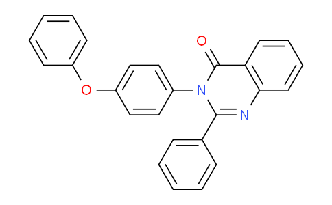 CAS No. 88538-77-6, 3-(4-Phenoxyphenyl)-2-phenylquinazolin-4(3H)-one
