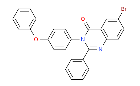 CAS No. 88538-82-3, 6-Bromo-3-(4-phenoxyphenyl)-2-phenylquinazolin-4(3H)-one