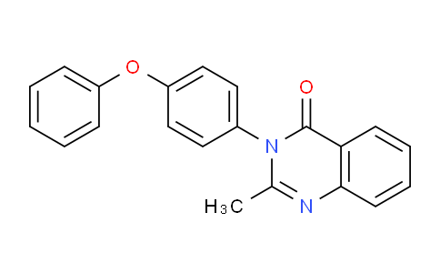 CAS No. 88538-91-4, 2-Methyl-3-(4-phenoxyphenyl)quinazolin-4(3H)-one