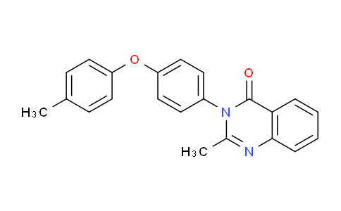 CAS No. 88538-92-5, 2-Methyl-3-(4-(p-tolyloxy)phenyl)quinazolin-4(3H)-one