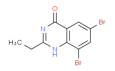 CAS No. 88624-85-5, 6,8-Dibromo-2-ethylquinazolin-4(1H)-one