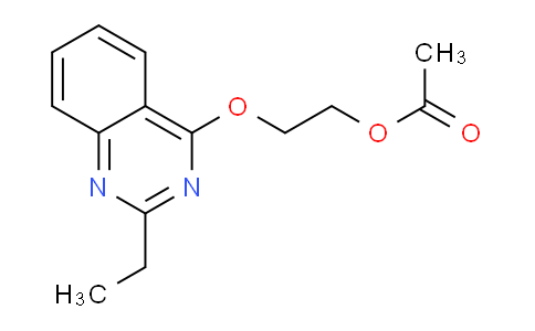 CAS No. 88624-86-6, 2-((2-Ethylquinazolin-4-yl)oxy)ethyl acetate