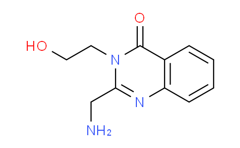 CAS No. 886498-00-6, 2-(Aminomethyl)-3-(2-hydroxyethyl)quinazolin-4(3H)-one
