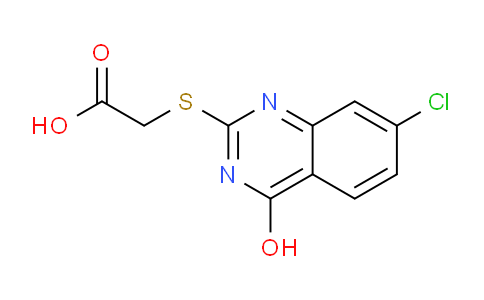 CAS No. 886500-64-7, 2-((7-Chloro-4-hydroxyquinazolin-2-yl)thio)acetic acid