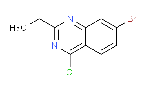 CAS No. 887592-08-7, 7-Bromo-4-chloro-2-ethylquinazoline