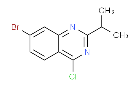 CAS No. 887592-14-5, 7-Bromo-4-chloro-2-isopropylquinazoline