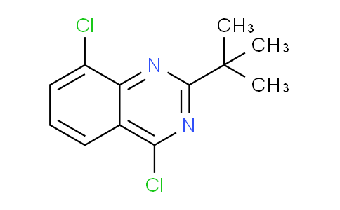 CAS No. 887592-17-8, 2-(tert-Butyl)-4,8-dichloroquinazoline