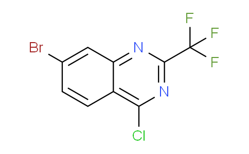 CAS No. 887592-32-7, 7-Bromo-4-chloro-2-(trifluoromethyl)quinazoline