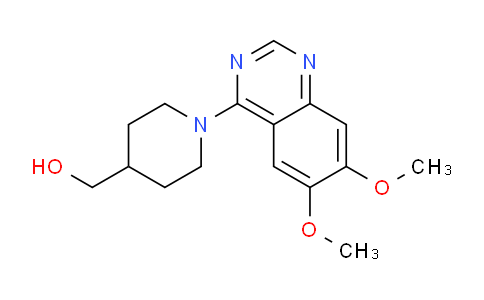 CAS No. 89151-35-9, (1-(6,7-Dimethoxyquinazolin-4-yl)piperidin-4-yl)methanol
